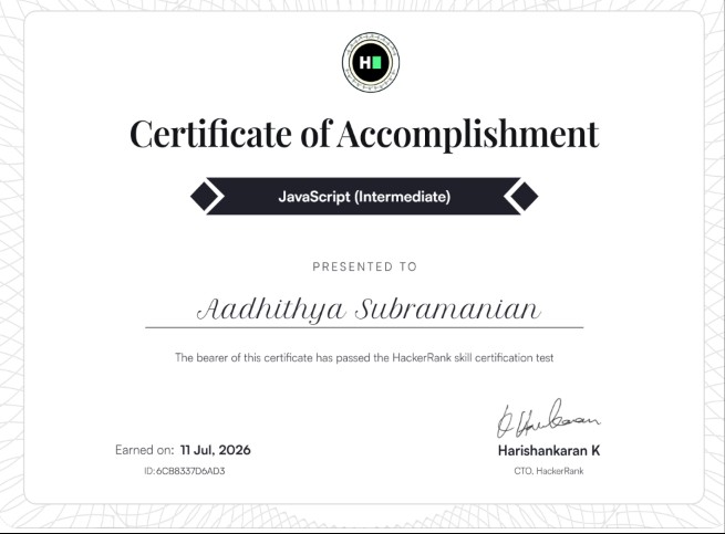 javascript intermediate certificate